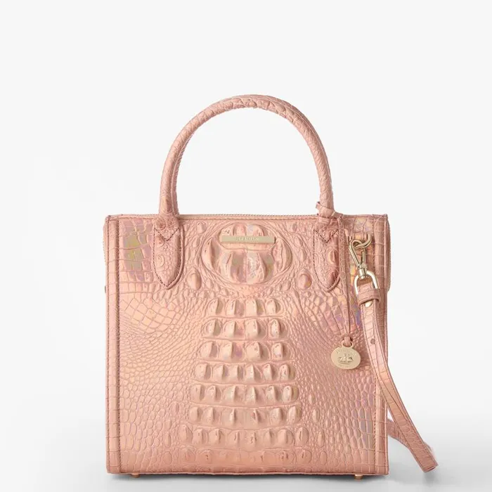 Women Brahmin Satchels Small Caroline Rose Gold Melbourne