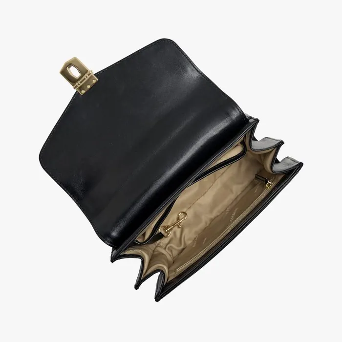 Women Brahmin Satchels Small Hallie Black Spark