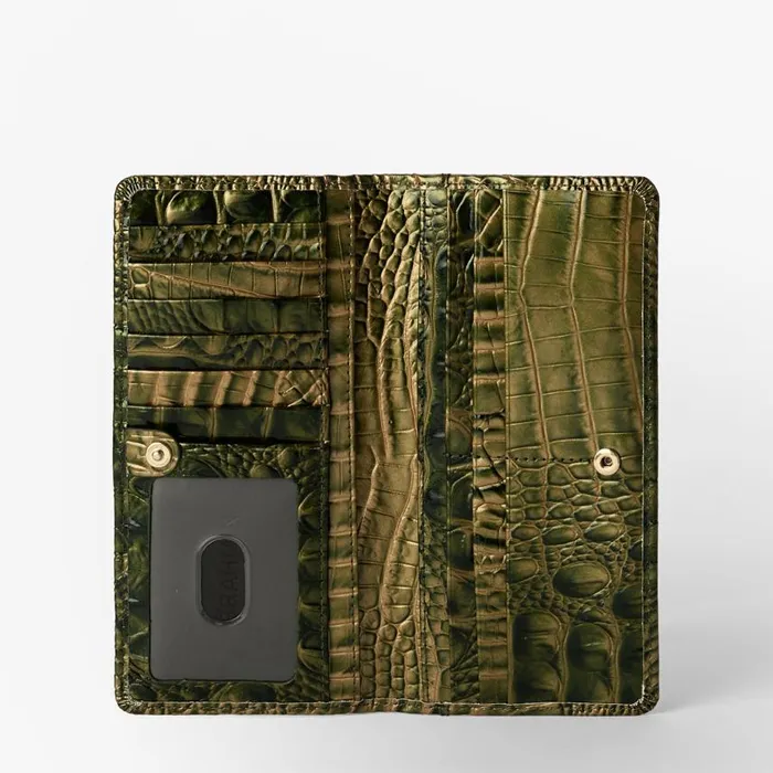 Women Brahmin Wallets and Wristlets Ady Wallet Matcha Green Melbourne