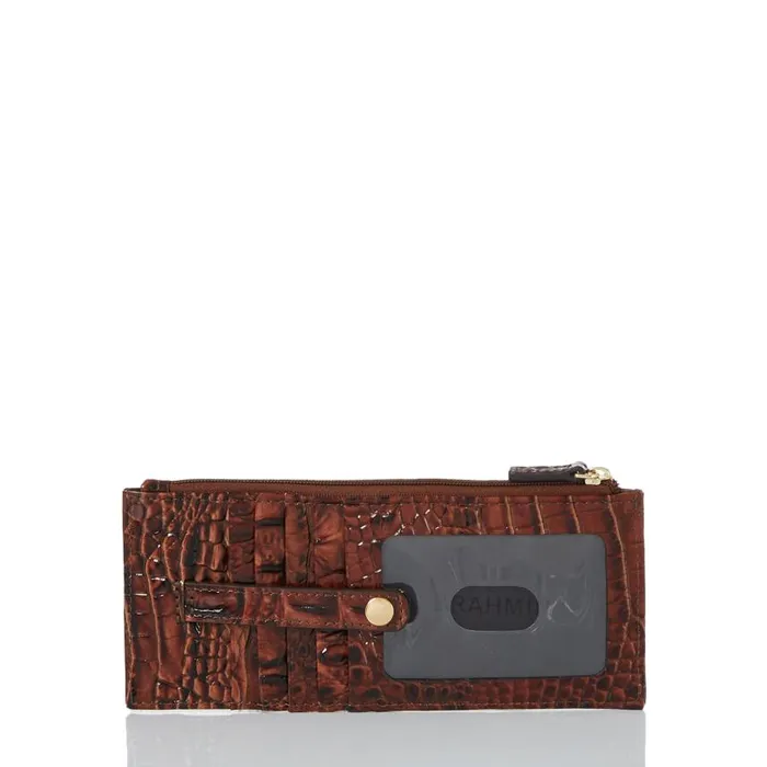 Women Brahmin Wallets and Wristlets Credit Card Wallet Pecan Melbourne