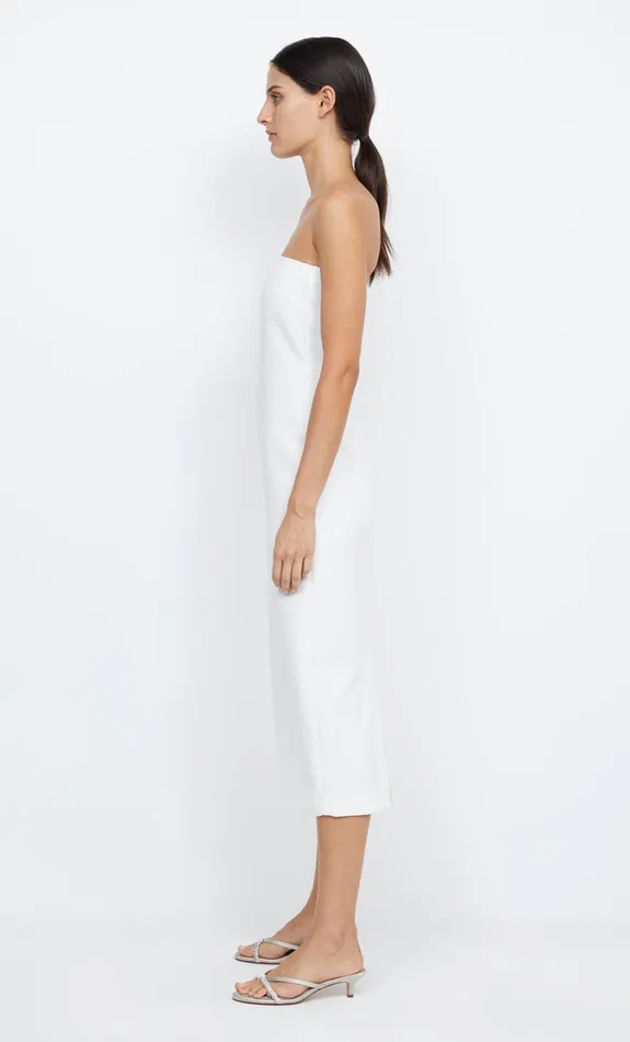 Women Brides Bec Bridge GRACE STRAPLESS MIDI DRESS Ivory