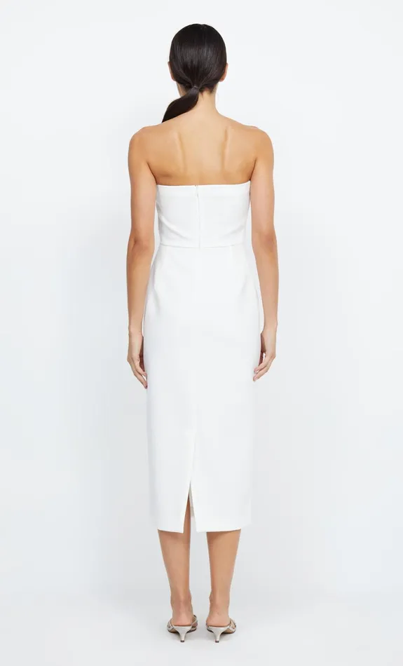 Women Brides Bec Bridge GRACE STRAPLESS MIDI DRESS Ivory