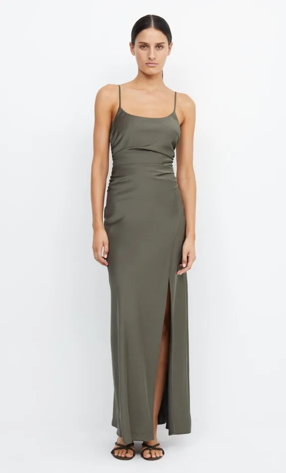 Women Bridesmaids Bec Bridge ETERNITY SCOOP MAXI DRESS Dark Willow