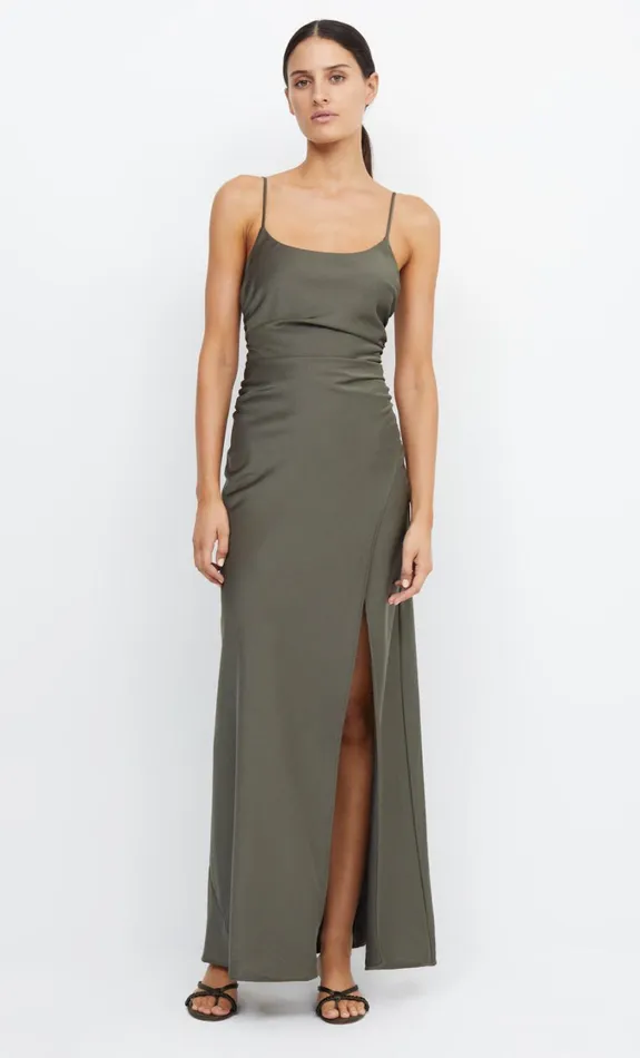 Women Bridesmaids Bec Bridge ETERNITY SCOOP MAXI DRESS Dark Willow