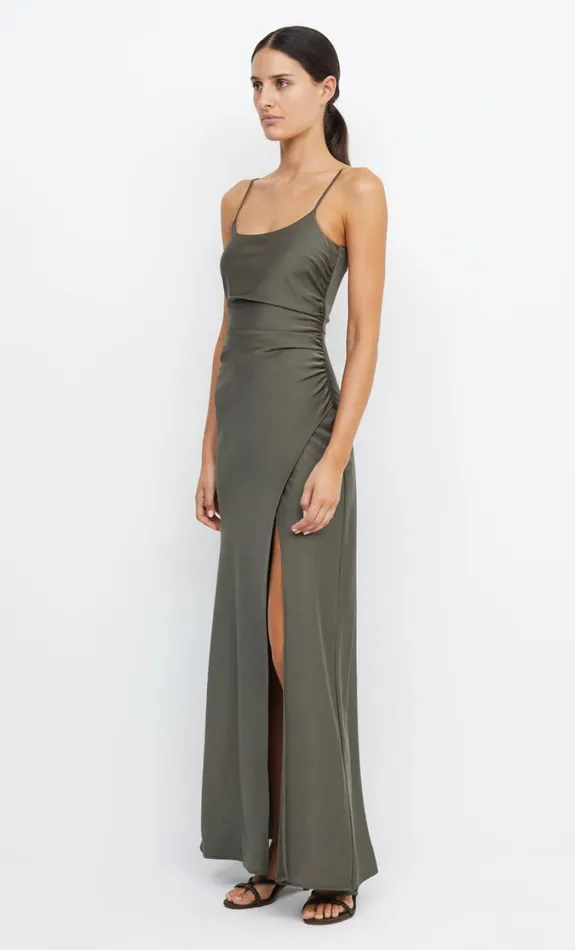 Women Bridesmaids Bec Bridge ETERNITY SCOOP MAXI DRESS Dark Willow