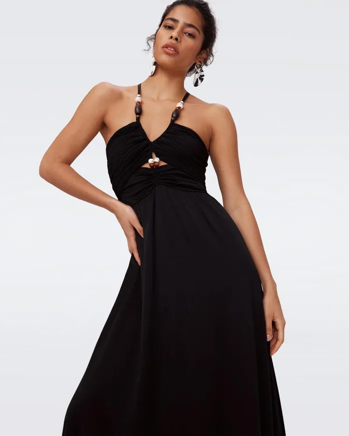 Women Caty Dress Black DVF Dresses