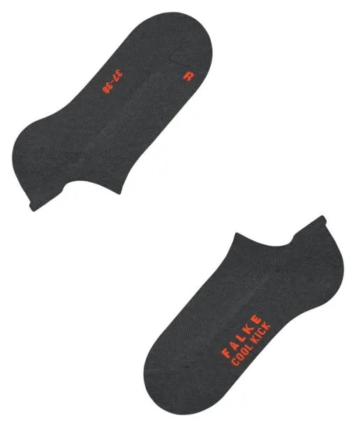 Women Cool Kick Women Sneaker Socks Dark Grey FALKE Ankle Socks