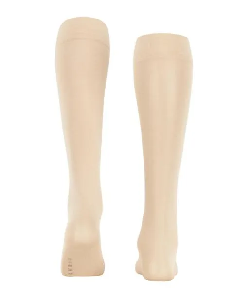 Women Cotton Touch Women Kneehigh Socks Cream FALKE Knee High Socks
