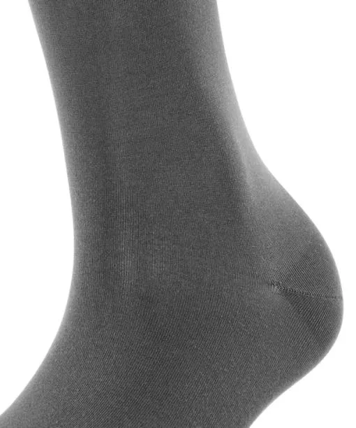 Women Cotton Touch Women Kneehigh Socks Platinum FALKE Knee High Socks