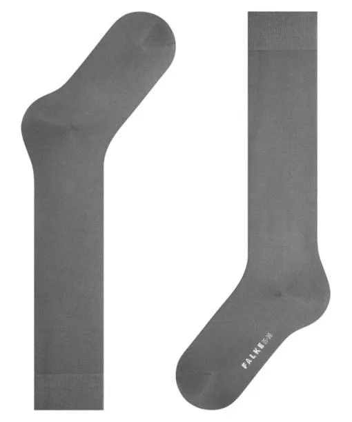 Women Cotton Touch Women Kneehigh Socks Platinum FALKE Knee High Socks