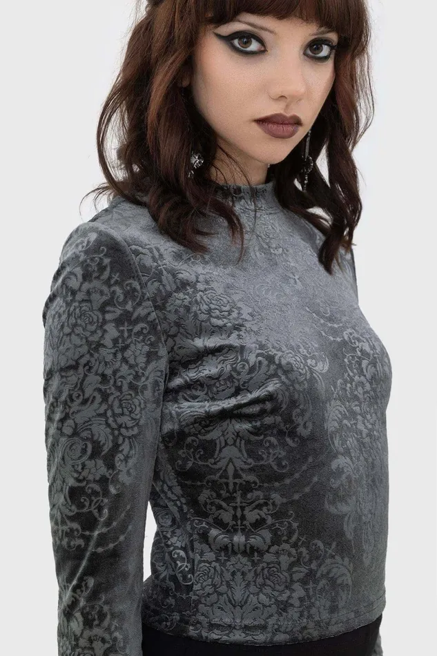 Women Crop Killstar Vigil Crop Top