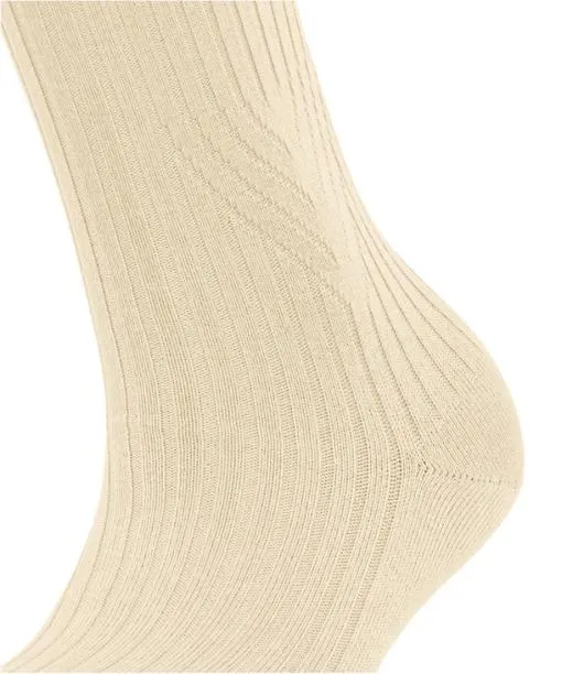 Women Cross Knit Women Socks Creme FALKE Socks