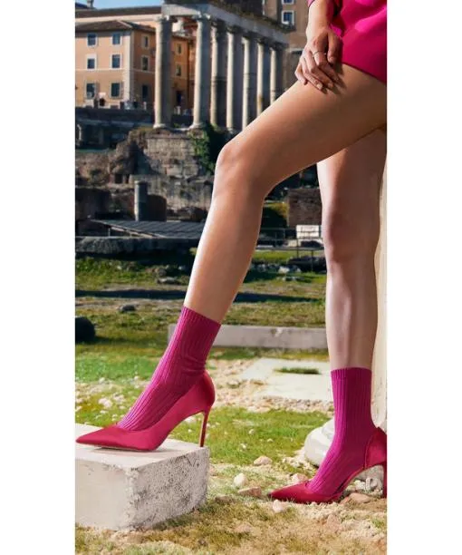 Women Cross Knit Women Socks Creme FALKE Socks