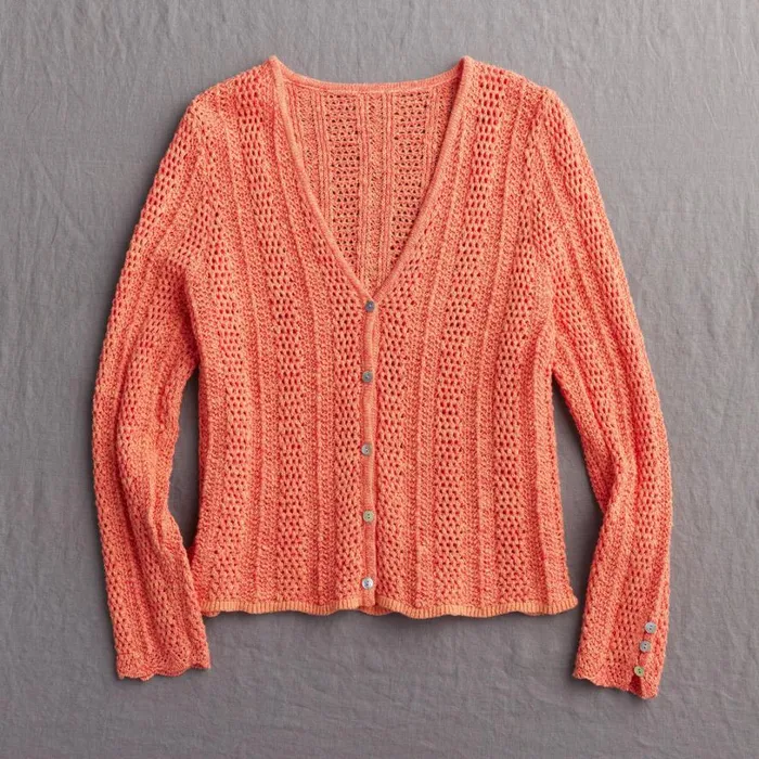 Women Della Ruffle Cardigan Petite Coral Sundance Catalog Sweaters Women Della Ruffle Cardigan Petite Coral Sundance Catalog Sweaters