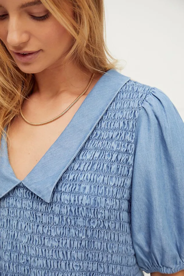 Women Denim Dresses Free People Paige Denim Mini Dress Chambray