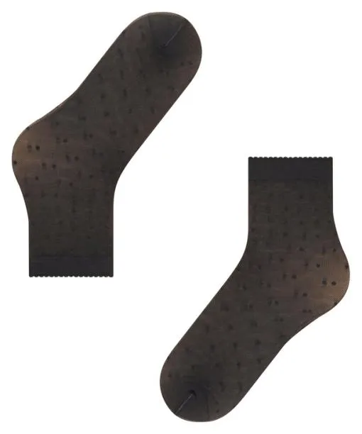 Women Dot 15 DEN Women Anklets Black FALKE Socks