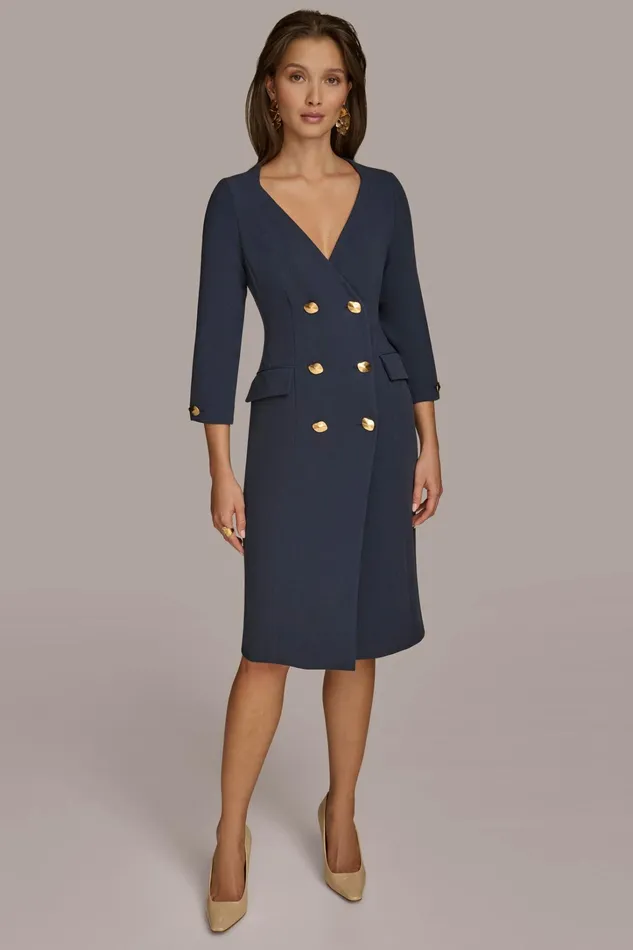 Women Dresses And Jumpsuits Donna Karan COAT DRESS Nightfall