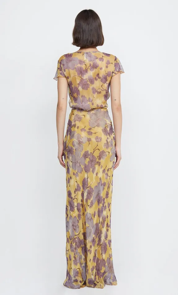 Women Dresses Bec Bridge BERNADETTE WRAP MAXI DRESS Golden Violet