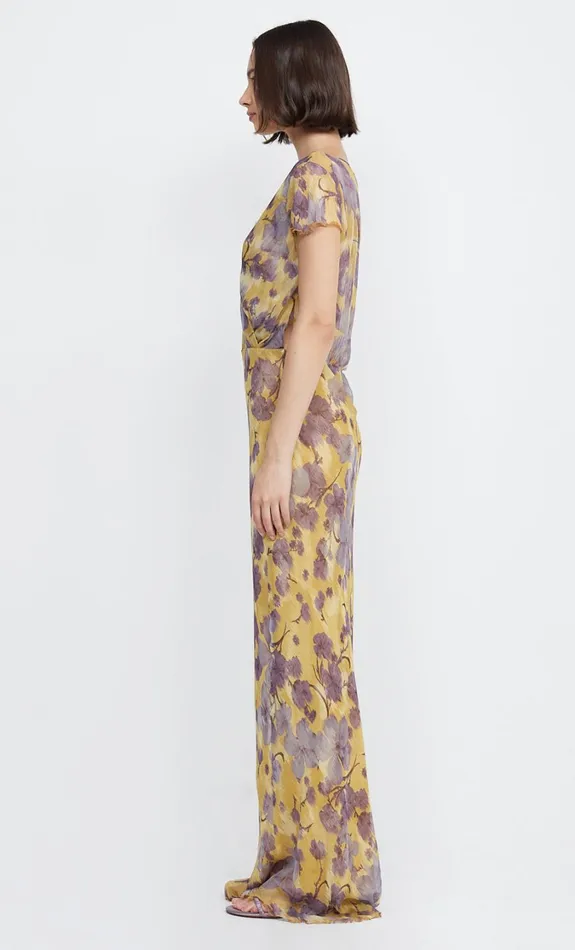 Women Dresses Bec Bridge BERNADETTE WRAP MAXI DRESS Golden Violet
