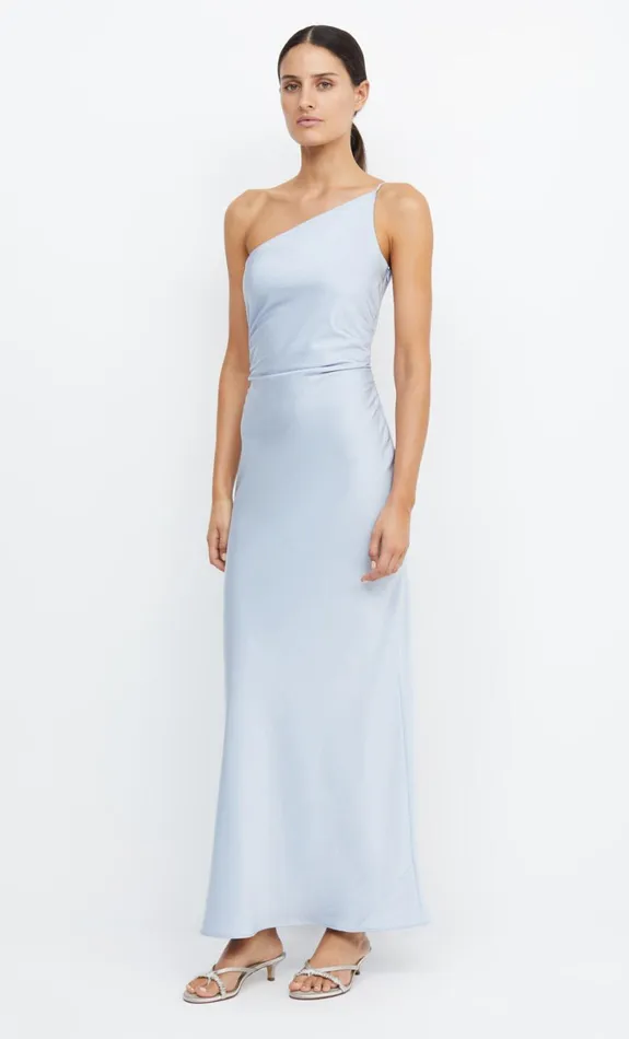 Women Dresses Bec Bridge ETERNITY ASYM MAXI DRESS Dusty Blue