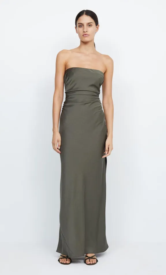 Women Dresses Bec Bridge ETERNITY STRAPLESS MAXI Dark Willow