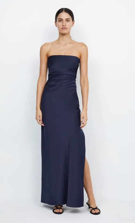 Women Dresses Bec Bridge ETERNITY STRAPLESS MAXI Ink