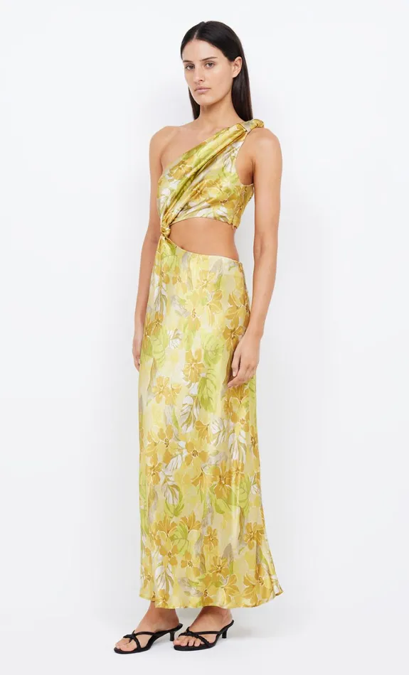 Women Dresses Bec Bridge HARPER ONE SHOULDER MAXI DRESS Citrus Floral