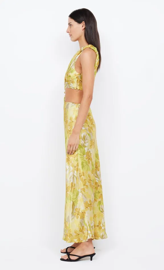 Women Dresses Bec Bridge HARPER ONE SHOULDER MAXI DRESS Citrus Floral