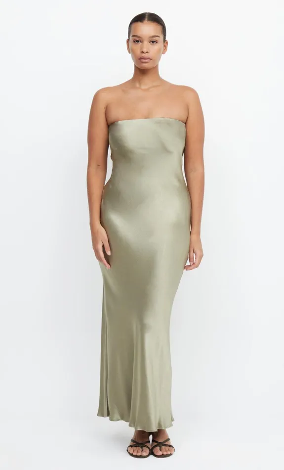 Women Dresses Bec Bridge MOON DANCE STRAPLESS DRESS Sage