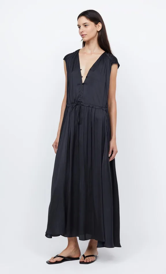 Women Dresses Bec Bridge PARADISE BUTTON UP MAXI Black