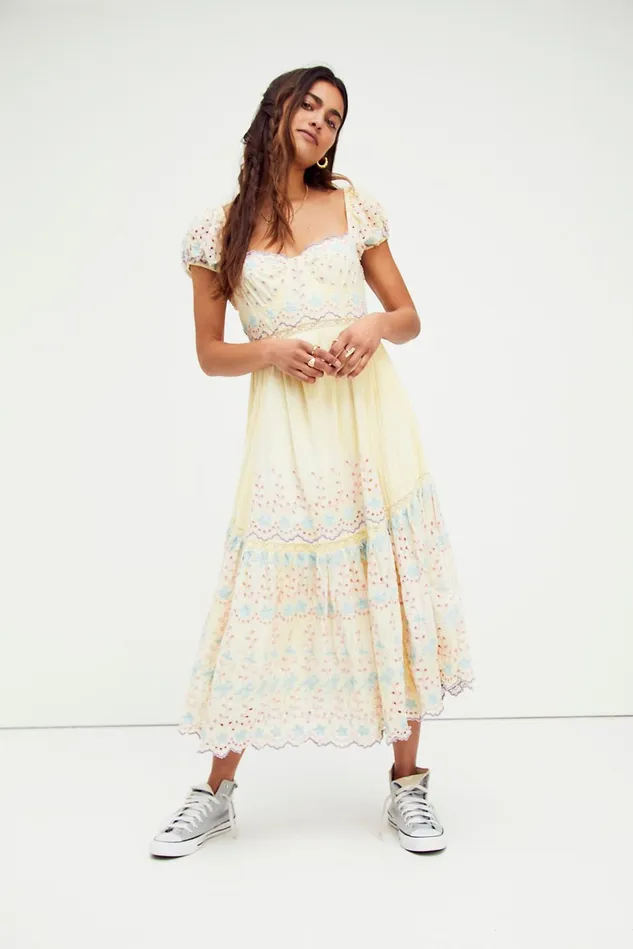 Women Dresses Free People Magena Dress Rise And Shine