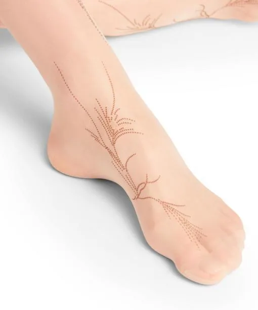 Women Feather Herb 15 DEN Women Tights Crystal FALKE Tights and Leggings