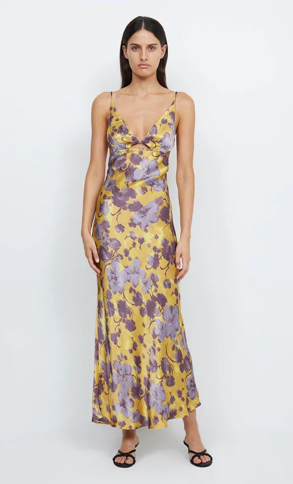 Women Guests Bec Bridge INDI STRAPPY MAXI DRESS Golden Violet