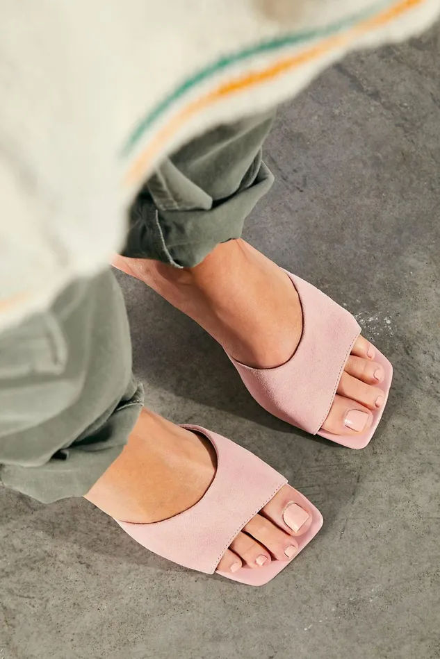 Women Heels Wedges Free People Mr Big Heels Soft Pink