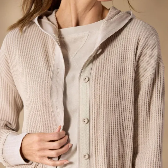 Women Helene Waffle Cardigan Sand Sundance Catalog Sweaters Women Helene Waffle Cardigan Sand Sundance Catalog Sweaters