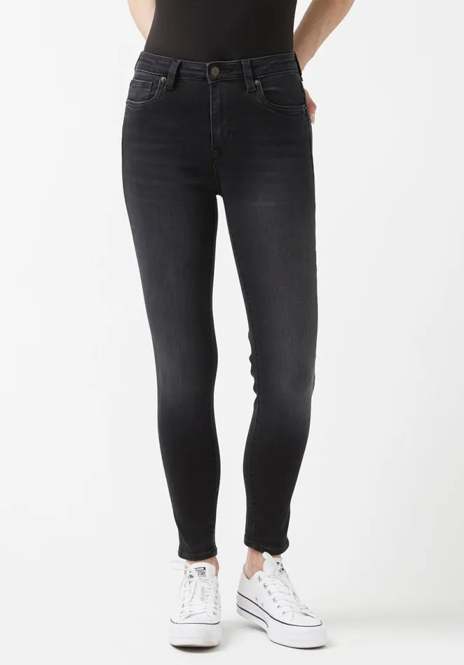 Women High Rise Skinny Skylar Black Wash Jeans Carbon Buffalo David Bitton High Rise Skinny Skylar