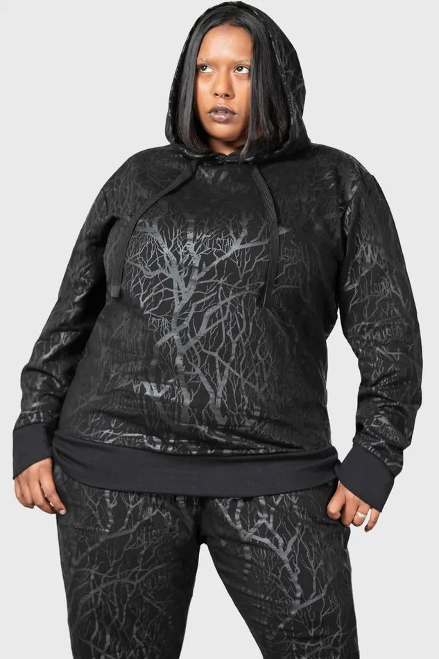 Women Hoodies Killstar Wicked Woods Watcher Hoodie