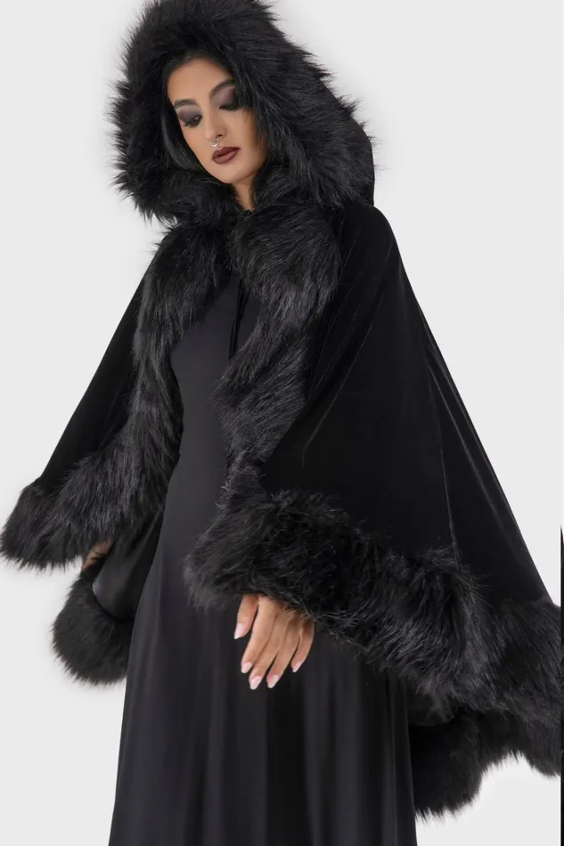 Women Jackets and Coats Killstar Dark Aura Cloak