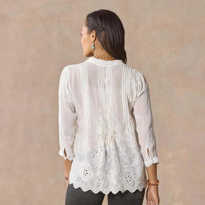 Women Jazlynn Lemmi Top White Sundance Catalog Tops Women Jazlynn Lemmi Top White Sundance Catalog Tops