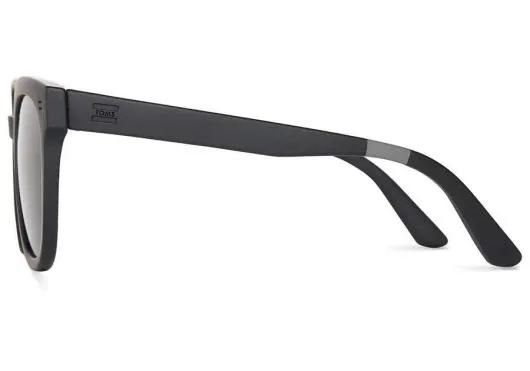 Women Juniper Matte Black W Soft Touch Finish TOMS Sunglasses