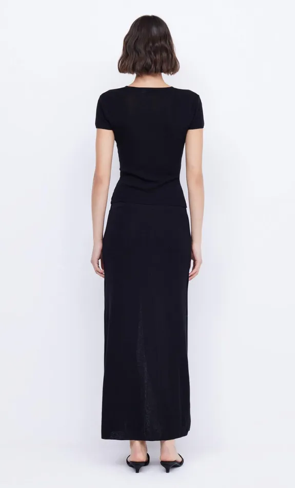 Women Knitwear Bec Bridge CASPIAN KNIT MAXI SKIRT Black