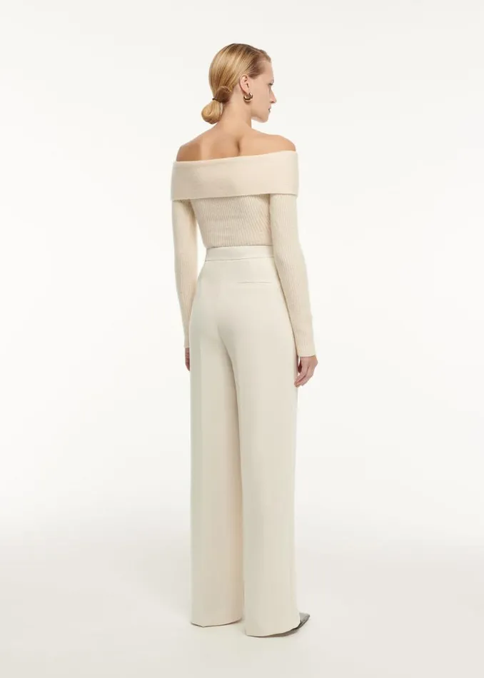 Women Knitwear Roland Mouret Long Sleeve Cashmere Top