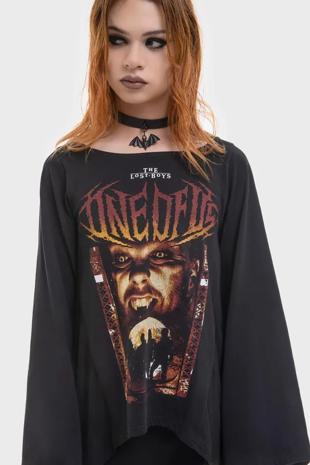 Women Long Sleeves Killstar Initiation Long Sleeved Top