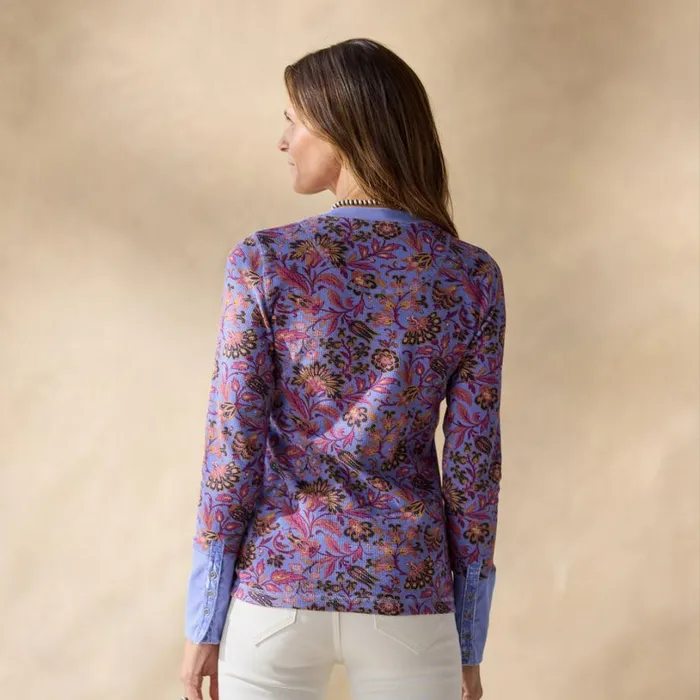 Women Mae Thermal Periwinkle Sundance Catalog Tops