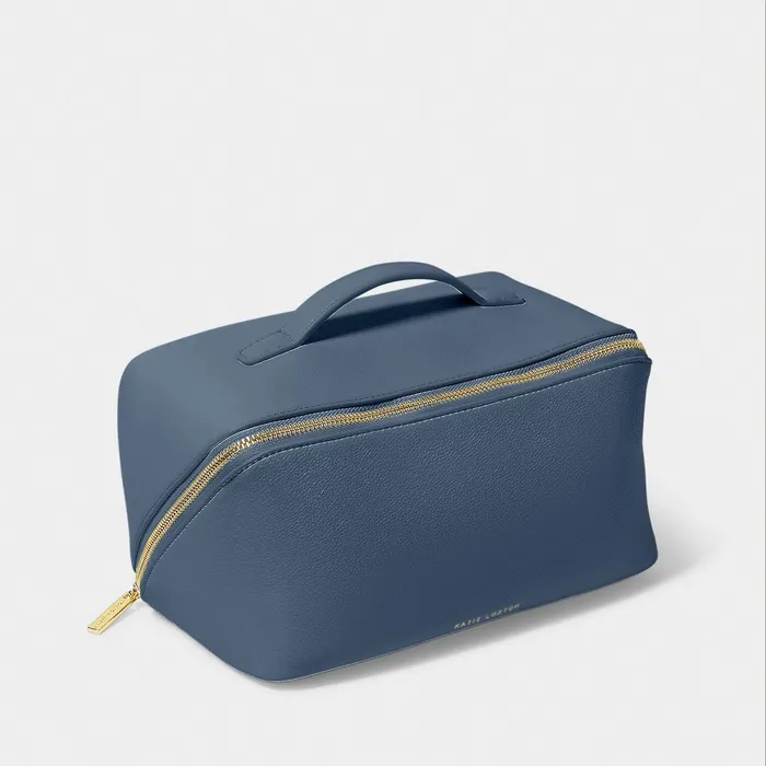 Women Makeup and Wash Bags Katie Loxton Large Personalised Makeup And Wash Bag In Navy