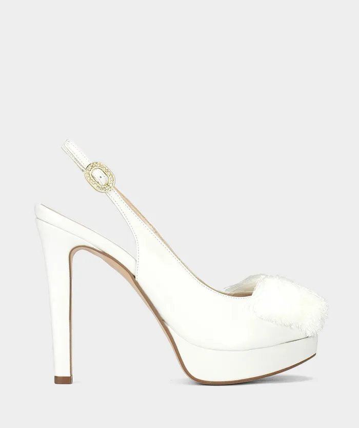 Women Malinas White 8211 Heeled Sandals Pedro Miralles