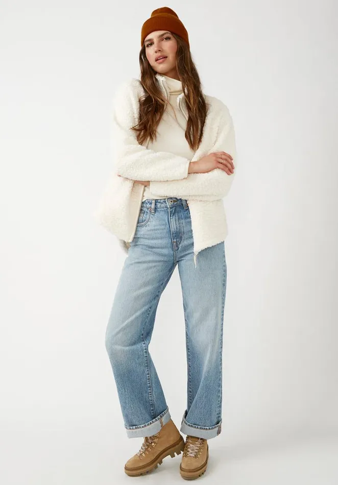 Women Mavra Egret Women039s Ribbed Turtleneck Egret Buffalo David Bitton Sweaters