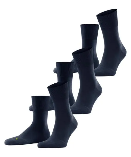 WomenMen Run 3Pack Unisex Socks Marine FALKE Socks
