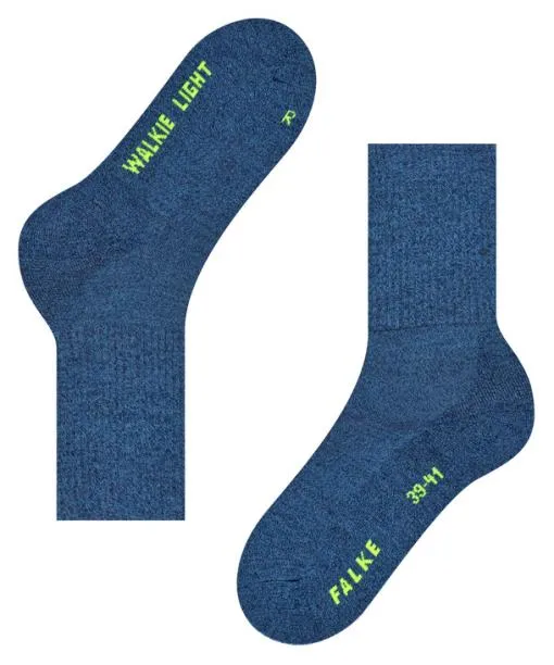 WomenMen Walkie Light Unisex Socks Light Denim FALKE Socks