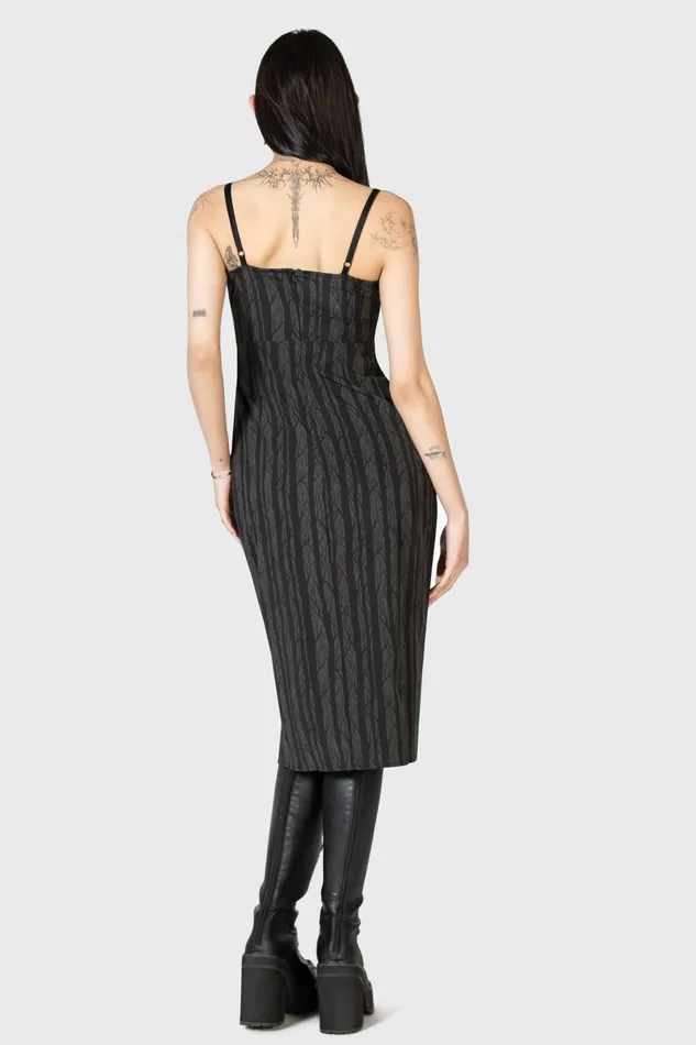 Women Midi Killstar Moonlit Bloom Slip Dress